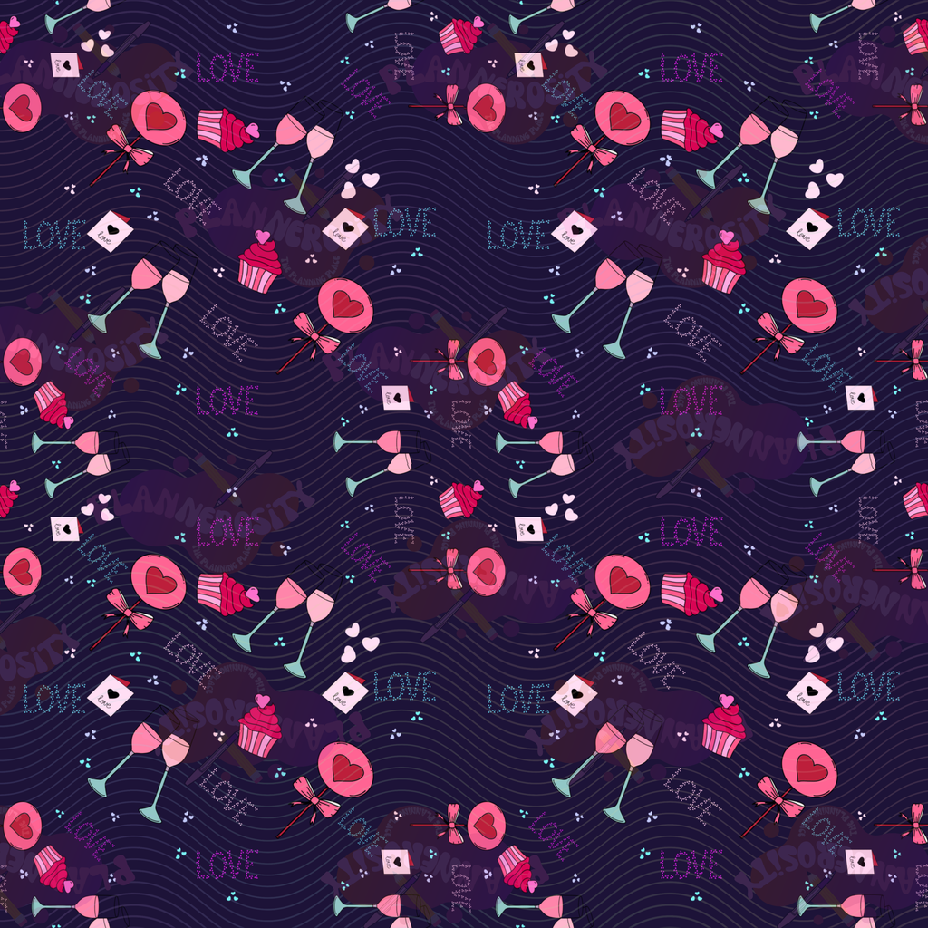 Valentine's Day Seamless Pattern Digital Paper Bundle