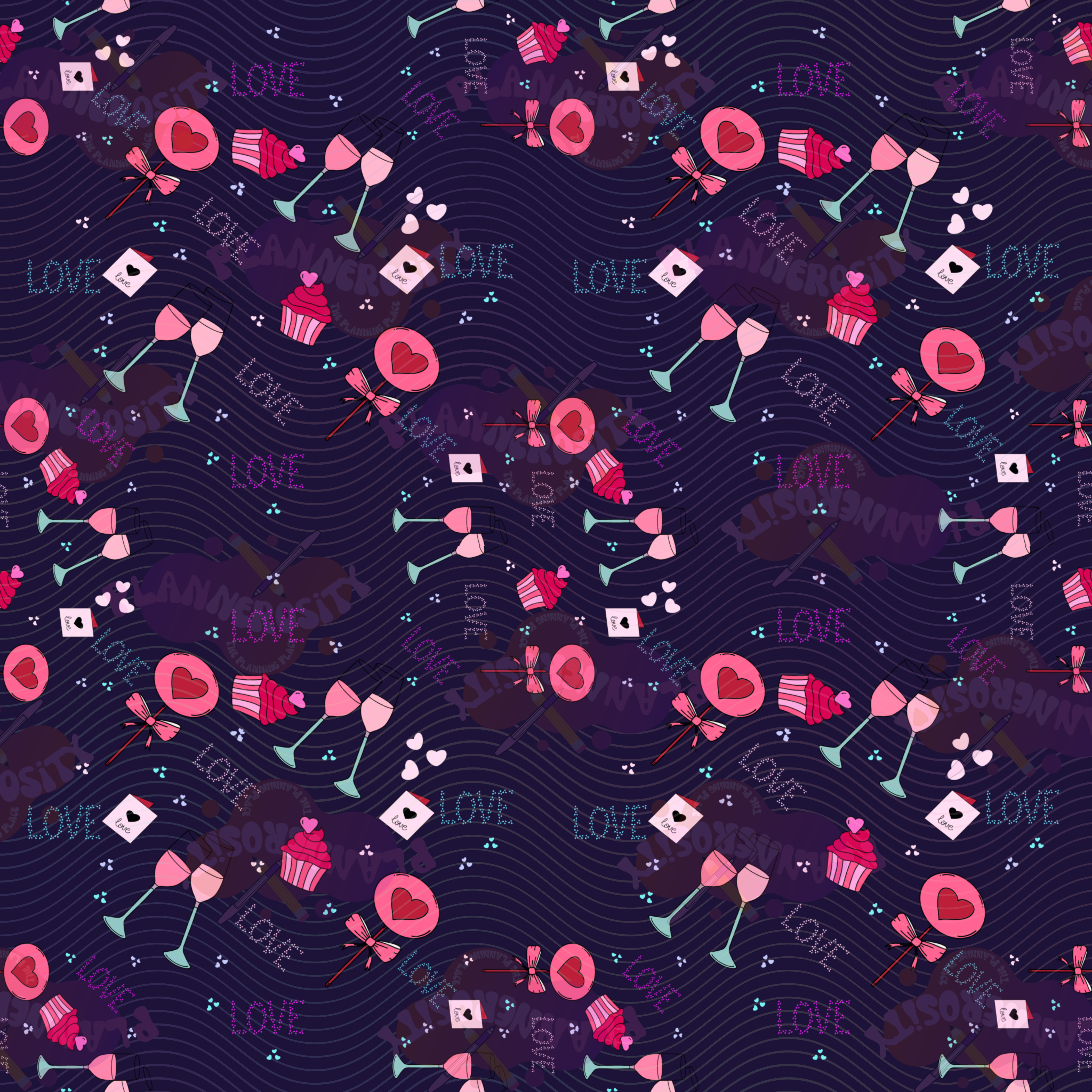 Valentine's Day Seamless Pattern Digital Paper Bundle