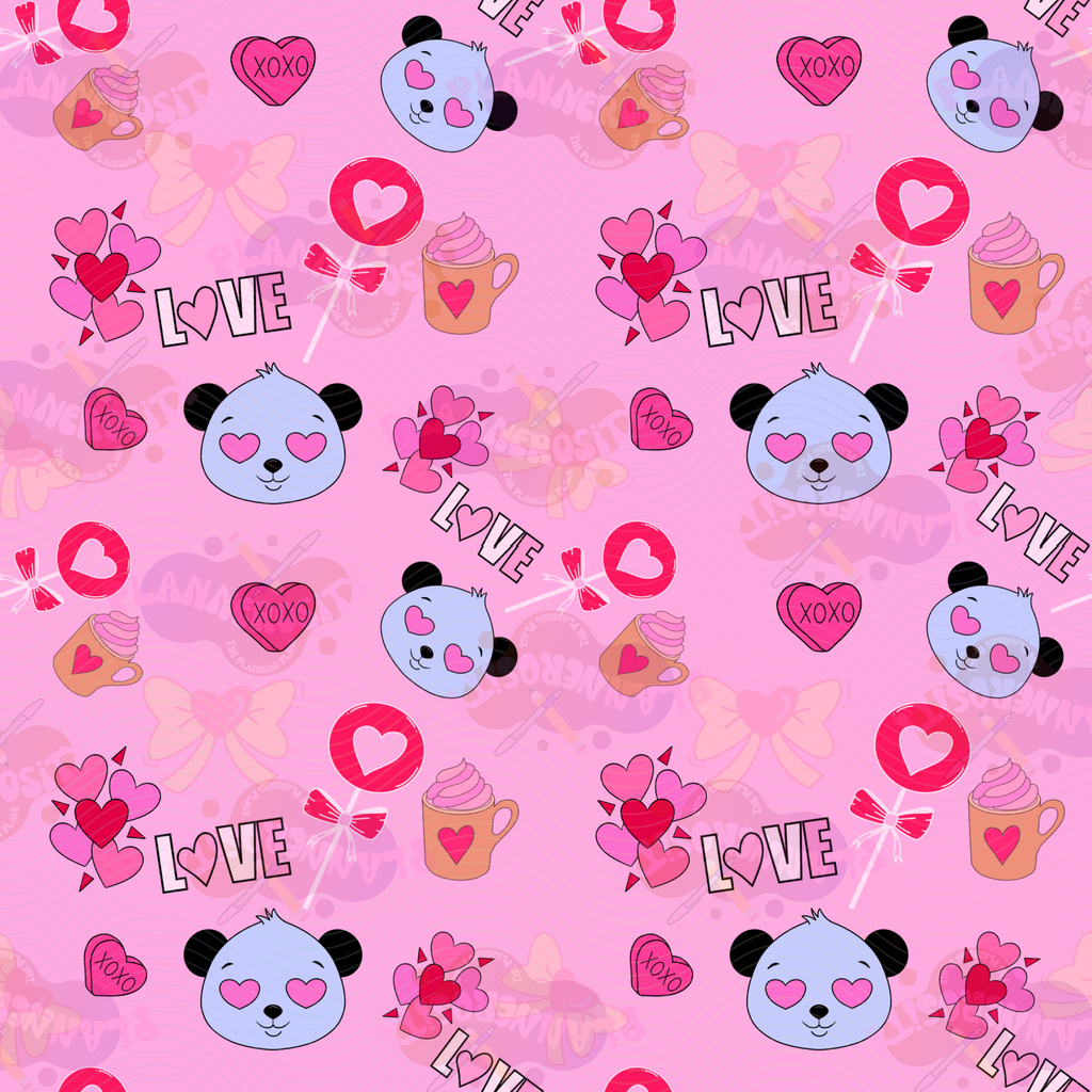 Valentine's Day Seamless Pattern Digital Paper Bundle