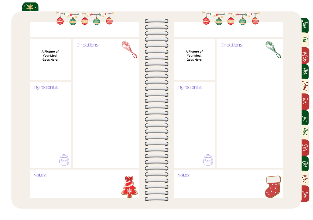 Mega Xmas Digital Planner (Landscape Orientation)