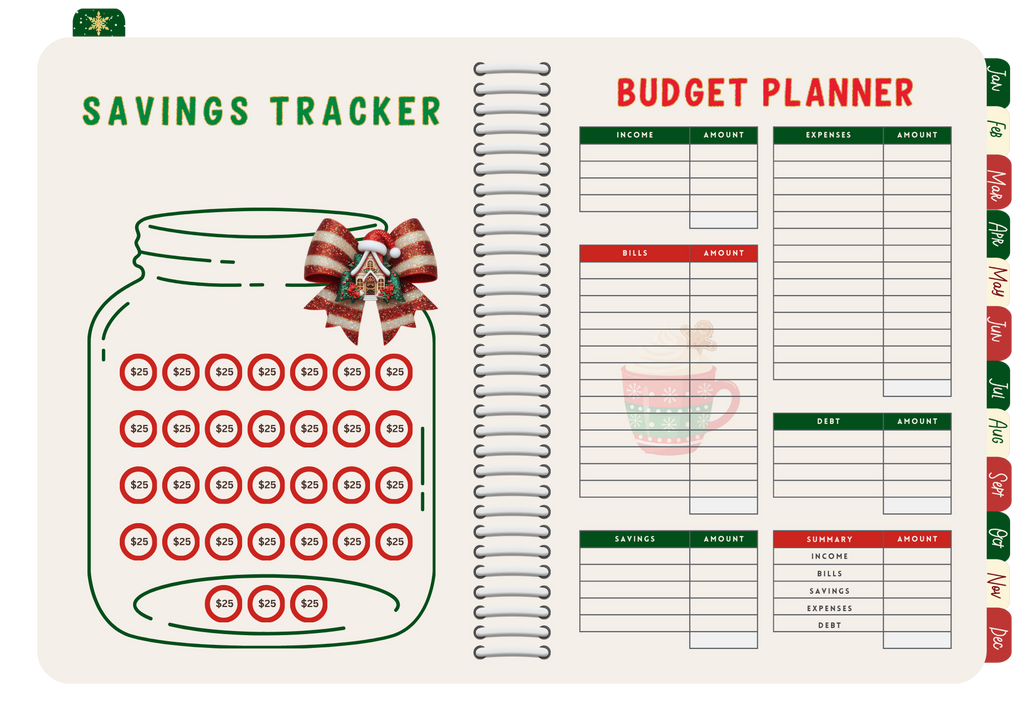 Mega Xmas Digital Planner (Landscape Orientation)